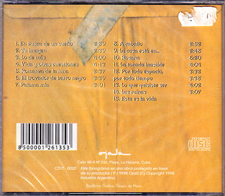 Silvio Rodríguez : Descartes (CD, Album)
