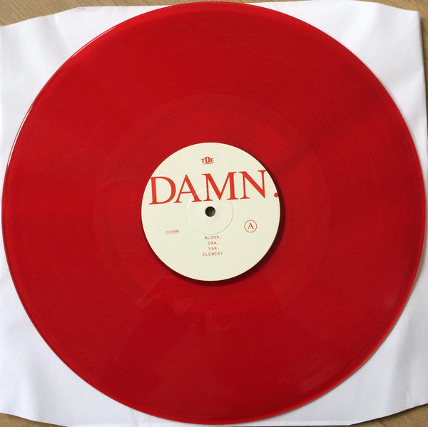Kendrick Lamar : Damn (2xLP, Album, Ltd, Red)