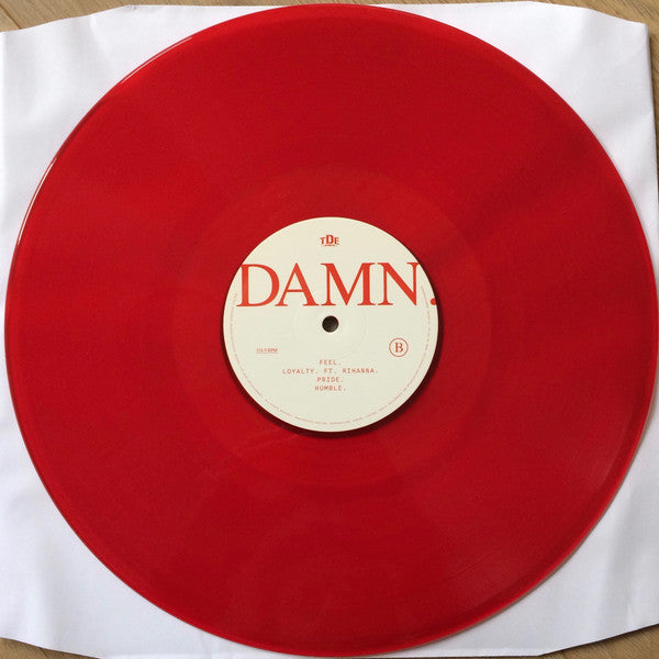 Kendrick Lamar : Damn (2xLP, Album, Ltd, Red)