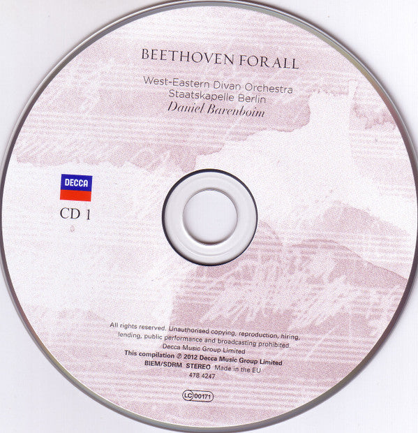 Daniel Barenboim - Ludwig van Beethoven : Beethoven For All: Music Of Power, Passion And Beauty (2xCD, Comp)