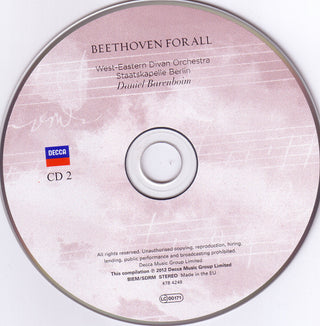 Daniel Barenboim - Ludwig van Beethoven : Beethoven For All: Music Of Power, Passion And Beauty (2xCD, Comp)