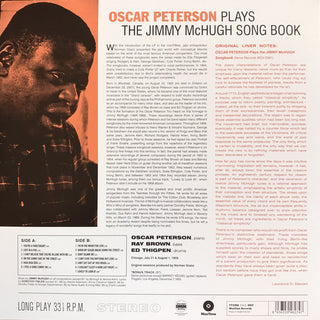 Oscar Peterson : Oscar Peterson Plays The Jimmy McHugh Song Book  (LP, Album, Ltd, RE, RM, 180)