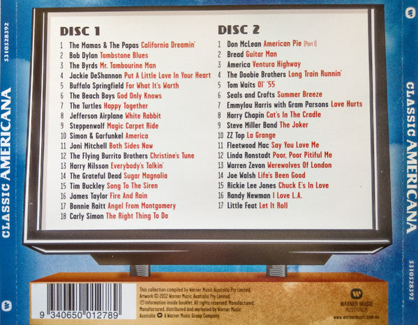Various : Classic Americana  (2xCD, Comp)