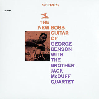 George Benson With The Brother Jack McDuff Quartet : The New Boss Guitar Of George Benson (LP, Album, RE, RM)