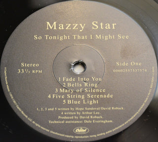 Mazzy Star : So Tonight That I Might See (LP, Album, RE, HL )