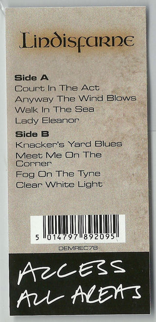 Lindisfarne : Access All Areas (LP, Pic)