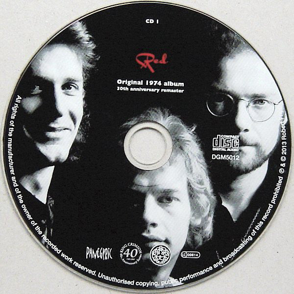 King Crimson : Red (CD, Album, RE, RM + CD, Album, RE, RM)