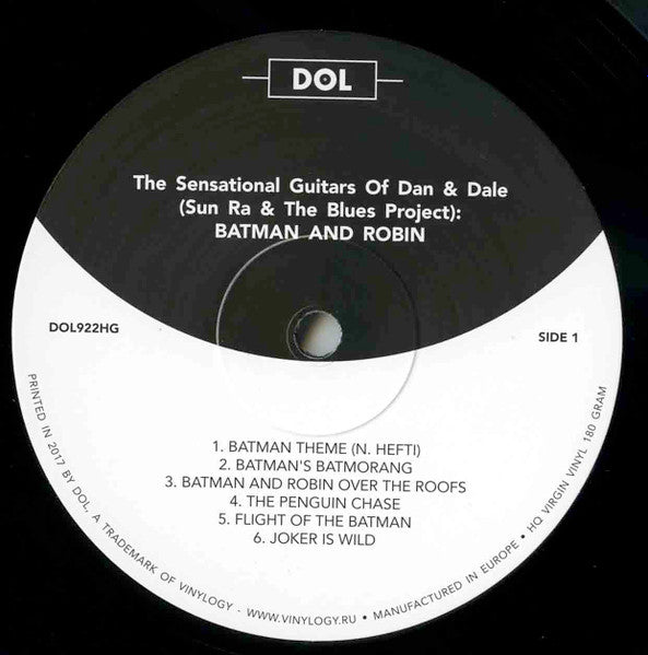 The Sensational Guitars Of Dan & Dale / Sun Ra & The Blues Project : Batman And Robin (LP, Album, RE, 180)