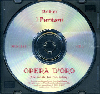 Vincenzo Bellini - Luciano Pavarotti, Mirella Freni, Sesto Bruscantini, Bonaldo Giaiotti, Riccardo Muti : I Puritani (3xCD, RE, RM)