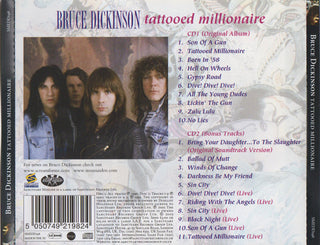 Bruce Dickinson : Tattooed Millionaire (2xCD, Album, RE, RM)