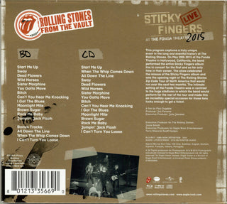 The Rolling Stones : Sticky Fingers Live At The Fonda Theatre 2015 (Blu-ray, Multichannel + CD)