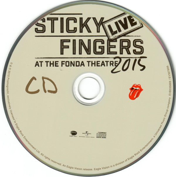 The Rolling Stones : Sticky Fingers Live At The Fonda Theatre 2015 (Blu-ray, Multichannel + CD)