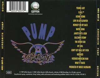 Aerosmith : Pump (CD, Album, RE)