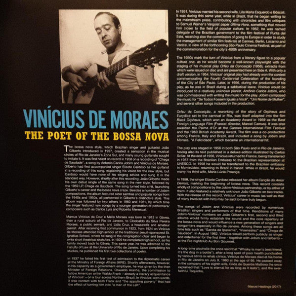 Vinicius De Moraes : The Poet Of The Bossa Nova (LP, Comp)