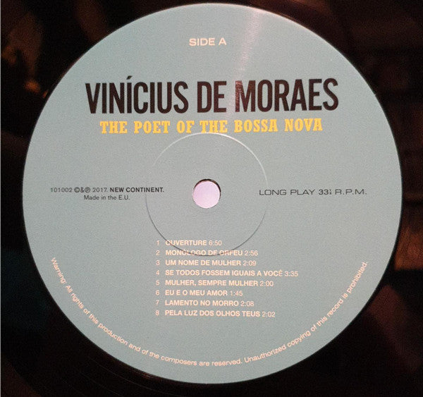 Vinicius De Moraes : The Poet Of The Bossa Nova (LP, Comp)