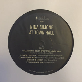 Nina Simone : At Town Hall (LP, Album, Dlx, Ltd, RE, 180)