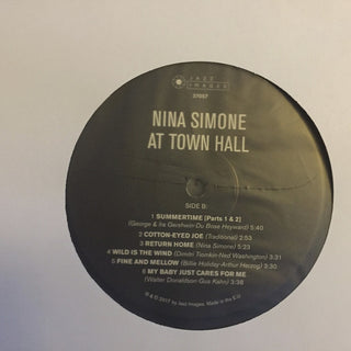 Nina Simone : At Town Hall (LP, Album, Dlx, Ltd, RE, 180)
