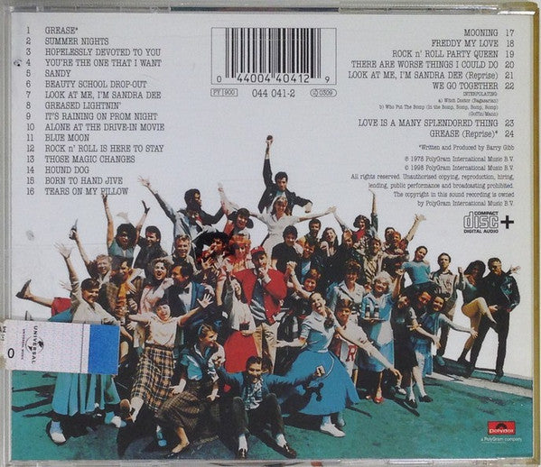 Various : Grease (The Original Soundtrack From The Motion Picture) (CD, Album, Enh, RE, UK )