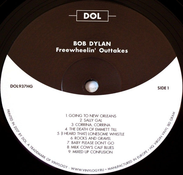 Bob Dylan : Freewheelin' Outtakes (The Columbia Sessions, NYC, 1962) (LP, Album, Dlx, RE, Unofficial, 180)