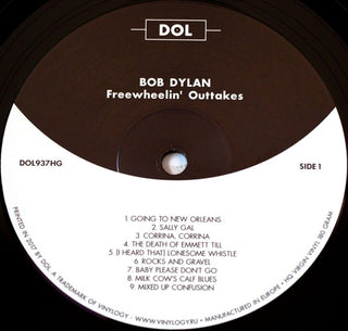 Bob Dylan : Freewheelin' Outtakes (The Columbia Sessions, NYC, 1962) (LP, Album, Dlx, RE, Unofficial, 180)