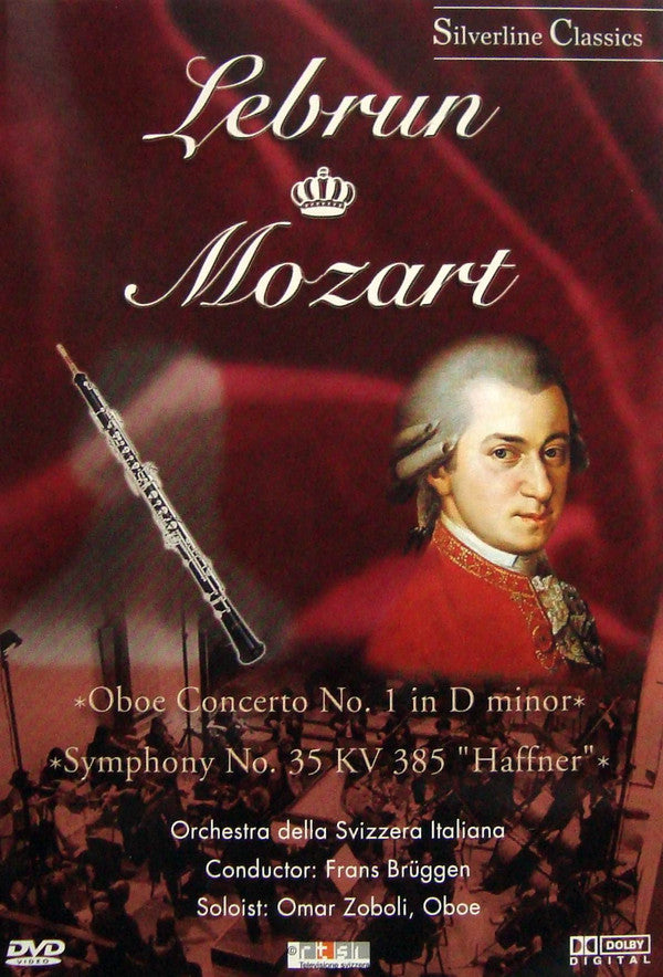 Ludwig August Lebrun, Wolfgang Amadeus Mozart / Orchestra Della Radio Televisione Della Svizzera Italiana, Frans Brüggen, Omar Zoboli : Oboe Concerto No. 1 In D Minor / Symphony No. 35 KV 385 "Haffner" (DVD-V, Multichannel)