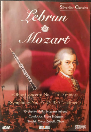 Ludwig August Lebrun, Wolfgang Amadeus Mozart / Orchestra Della Radio Televisione Della Svizzera Italiana, Frans Brüggen, Omar Zoboli : Oboe Concerto No. 1 In D Minor / Symphony No. 35 KV 385 "Haffner" (DVD-V, Multichannel)