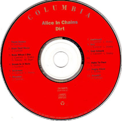 Alice In Chains : Dirt (CD, Album, RE)