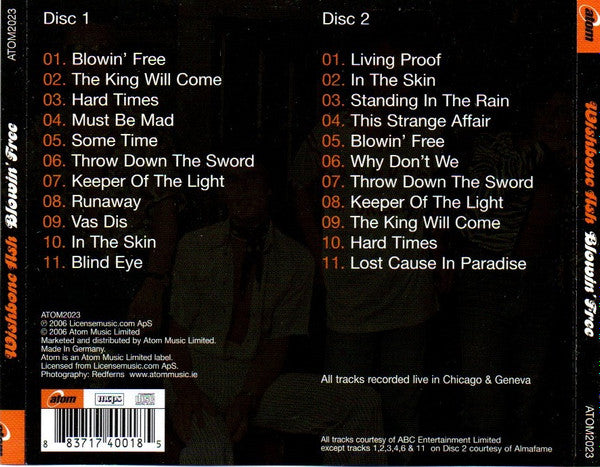 Wishbone Ash : Blowin' Free (2xCD, Album, Comp)