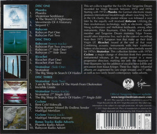 Tangerine Dream : The Virgin Years 1974-1978 (3xCD, Comp, RP)