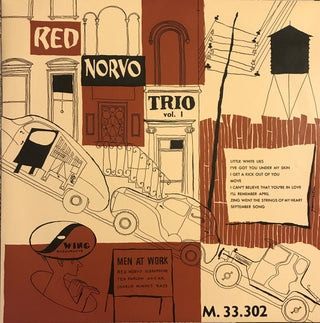 The Red Norvo Trio : Men At Work Vol.1 (LP, Album, RE, bro)