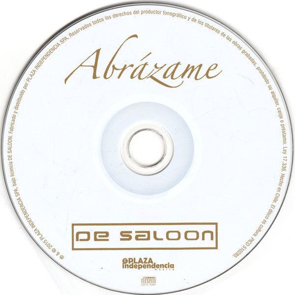 De Saloon : Abrazame (CD, Album, RE)