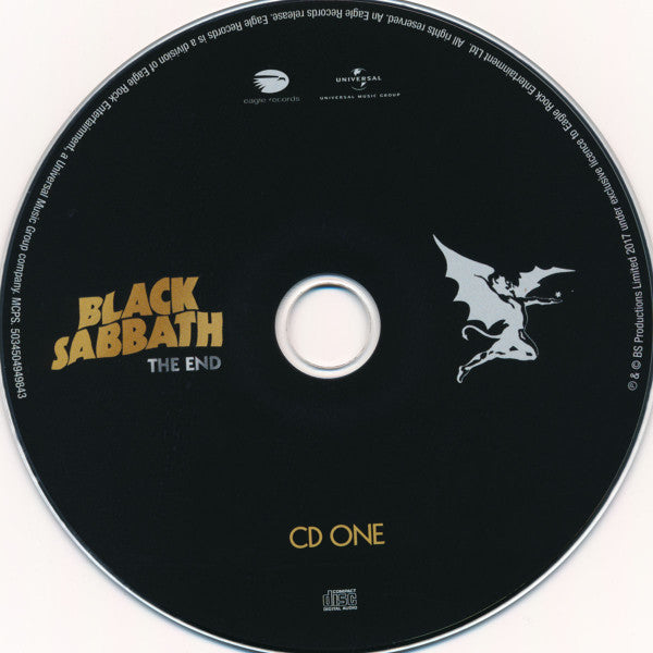 Black Sabbath : The End (4 February 2017 - Birmingham) (2xCD, Album)