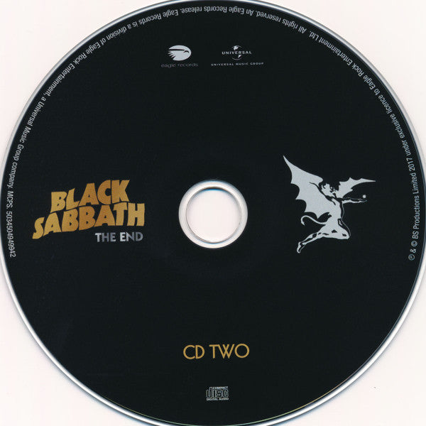 Black Sabbath : The End (4 February 2017 - Birmingham) (2xCD, Album)