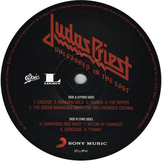 Judas Priest : Unleashed In The East (Live In Japan) (LP, Album, RE)
