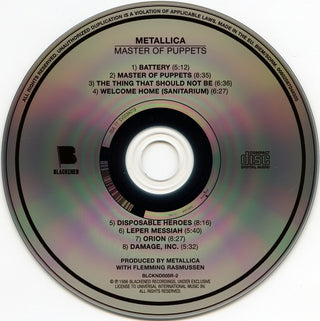 Metallica : Master Of Puppets (CD, Album, RE, RM, Dig)