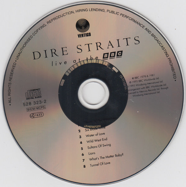 Dire Straits : Live At The BBC (CD, Album, RP)