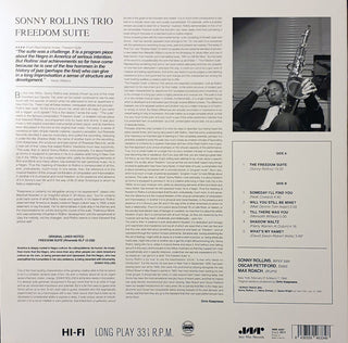 Sonny Rollins : Freedom Suite (LP, Album, RE, RM, 180)