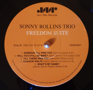 Sonny Rollins : Freedom Suite (LP, Album, RE, RM, 180)