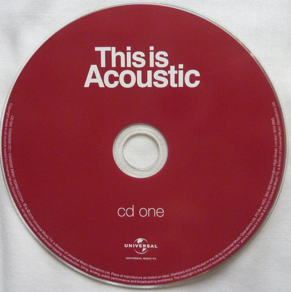Various : This Is Acoustic (2xCD, Comp)