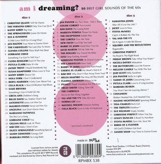 Various : Am I Dreaming?: 80 Brit Girl Sounds Of The 60s (3xCD, Comp + Box)