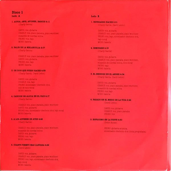 Serú Girán : Yo No Quiero Volverme Tan Loco (2xLP, Album)