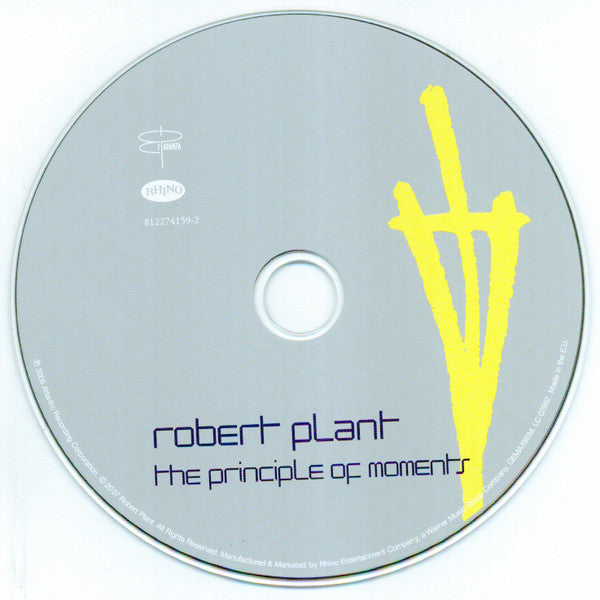 Robert Plant : The Principle Of Moments (CD, Album, RE, RM)