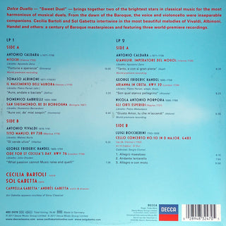 Cecilia Bartoli & Sol Gabetta, Cappella Gabetta, Andrés Gabetta : Dolce Duello (2xLP, Album, Ltd, Pin)