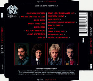 Queen : Greatest Hits (CD, Comp, RE, RM, RP)