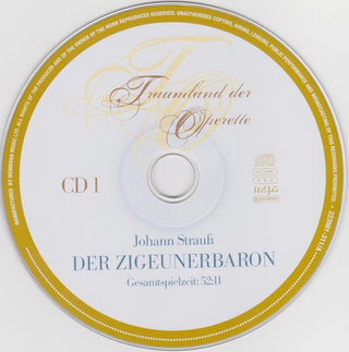 Johann Strauss Jr., Karl Schmitt-Walter, Peter Anders (2), Marianne Schröder, Sena Jurinac, Franz Marszalek : Der Zigeunerbaron  (2xCD, Album, Mono, Dig)