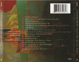 Céline Dion : These Are Special Times (CD, Album, RP)