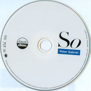 Peter Gabriel : So (The Definitive Authorised Story Of The Album) (Blu-ray)