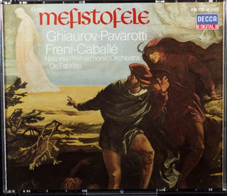 Arrigo Boito, Nicolai Ghiaurov, Luciano Pavarotti, Mirella Freni, Montserrat Caballé, National Philharmonic Orchestra, Oliviero De Fabritiis : Mefistofele (3xCD, Album + Box)