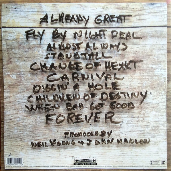 Neil Young + Promise Of The Real : The Visitor (LP + LP, S/Sided, Etch + Album)