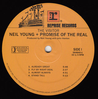 Neil Young + Promise Of The Real : The Visitor (LP + LP, S/Sided, Etch + Album)